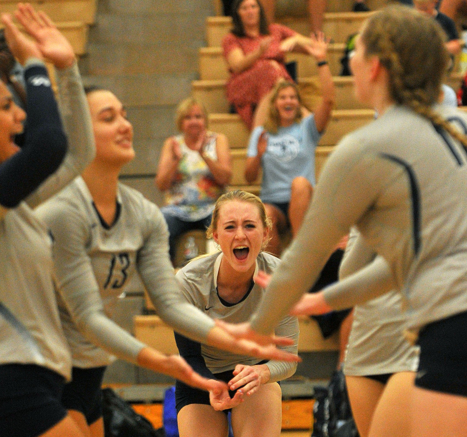 Bettendorf at Pleasant Valley volleyball